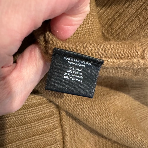 Jenni Kayne Everyday Dark Camel Crewneck Sweater - Picture 9 of 10